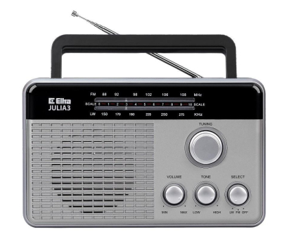 Radio i budzik ELTRA RO ELTRA JULIA 3 Srebrny